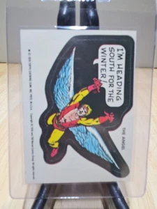 1976 Topps Marvel Sticker Card The Angel I’m Heading South For The Winter! - Bild 1 von 6