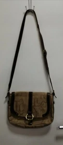 Ralph Lauren Beige/All-Over Pattern Shoulder Bag - Picture 1 of 6