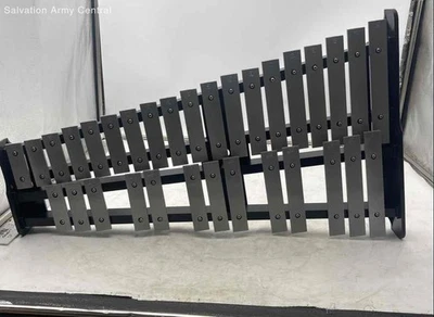 Silver Black 32 Notes Musical Instruments Mallet Percussion Analog Xylophone - Image 1 of 4