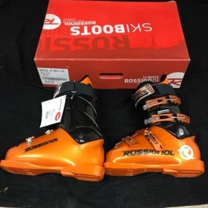 Rossignol Radical Junior WC Ski Boots Sz 5.0 Brand New Solar/Black - Bild 1 von 1