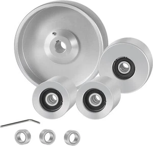 Wheel set for knife making 2" x 72" Belt Grinder 5" Drive 3" Track 2" Idler - Picture 1 of 8