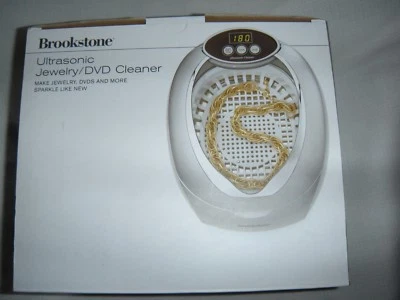 Brookstone Ultrasonic Jewelry DVDCleaner New In Box - Image 1 of 4