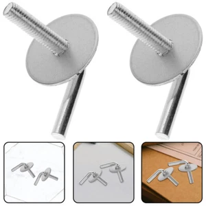 2 Pcs Electric Fan Base Screws Pallet Rack Door Hole Cover Computer - Afbeelding 1 van 12