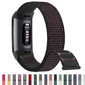 Nylon Uhrenarmband Ersatz Band Strap Für Fitbit Charge 5 / 6 Nylon Armband - Bild 1 von 11