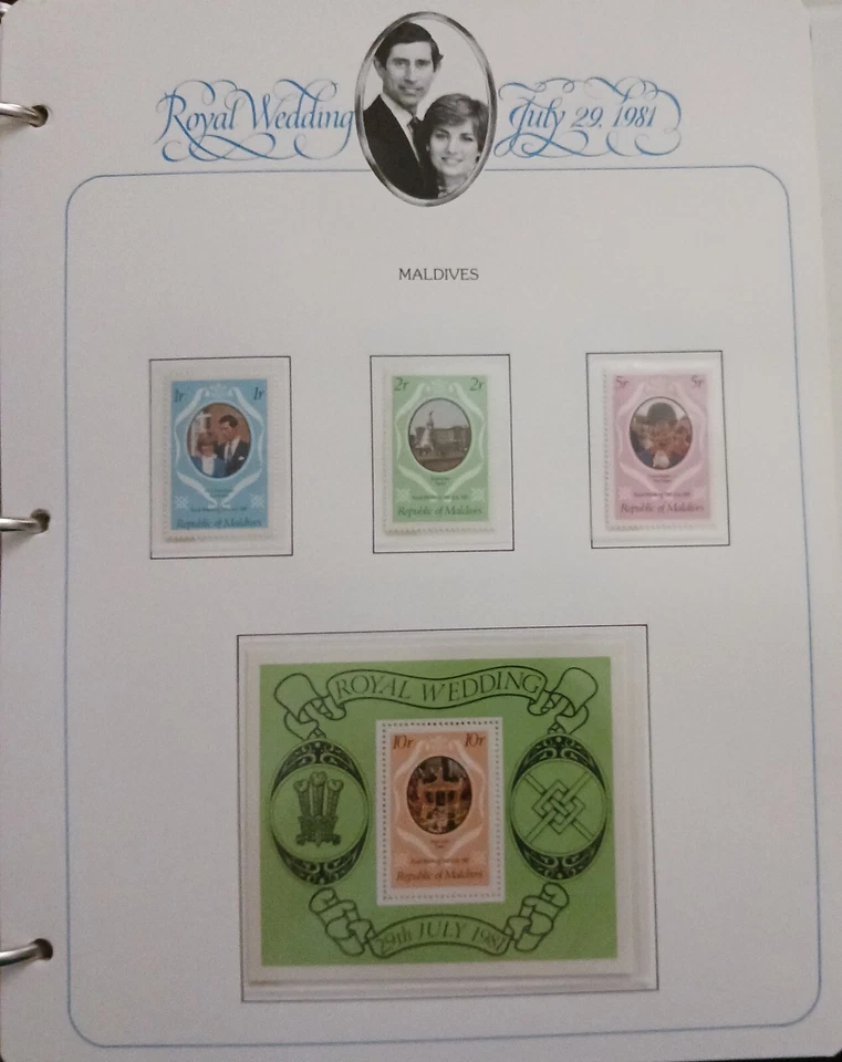 MALDIVAS - 1981 - BODA REAL - SELLOS - MNH Foto 1 de 1