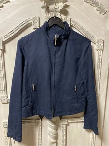 Ital. Dunkelblaue EDEL Cabanjacke Frühling Jacke Armani Jeans I 42 / D 36 38 - Bild 1 von 17