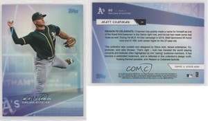 2020 Topps X Steve Aoki Wave 4 Rainbow Foilboard Matt Chapman #80