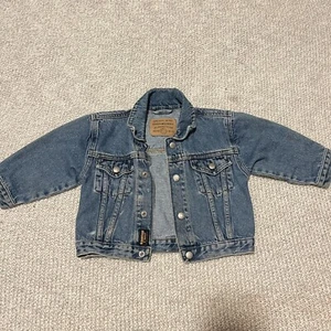 Vtg OSH KOSH Jeanswear Jean Jacket Denim Coat Child 24 Months Original Clothing - Picture 1 of 7