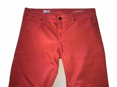Women's Gap 1969 Jeans Denim Pants Size 32 32/14 Legging Jean Pink Colored NEW  - Image 1 of 4
