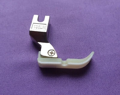 INDUSTRIAL MACHINE TEFLON CORDING / ZIP FOOT LEFT FOR PVC LEATHER (263)    - Image 1 of 2