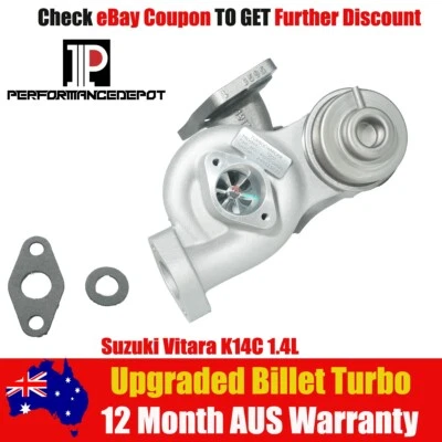 Cargador turbo Billet de actualización para Suzuki Swift / S-Cross SX4 / Vitara K14C 1,4 L Foto 1 de 4
