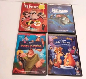 Disney Lady And The Tramp Emperors New Groove The Incredibles Finding Nemo DVDs - Imagen 1 de 12