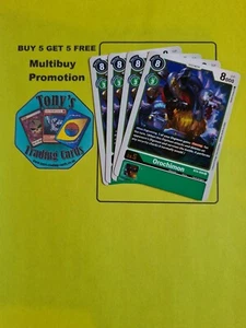 4x Digimon TCG - BT4-058 Orochimon - Verde - Raro - Imagen 1 de 1