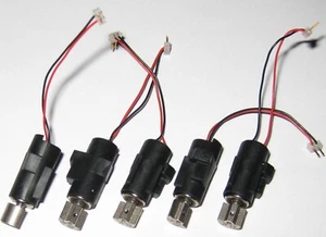 5 X Vibrating Mini Motor w 1.38" Leads - 1.3 VDC - 22mm x 10mm - 80mA - 7000 RPM - Picture 1 of 7