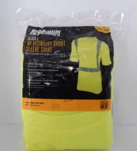 kurzärmeliges T-Shirt Hi Vis reflektierend gestreift Sicherheit 2XL ANSI Klasse 2 NEU - Bild 1 von 9