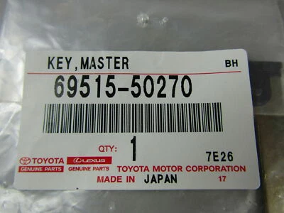 LLAVE MAESTRA DE FÁBRICA TOYOTA LEXUS RX450 GS350 CT200H IS250 LX570 6951550270 OEM Foto 1 de 3