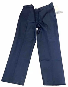 Dickies Men's Flex Original Fit Straight Leg Pants Trousers Navy Blue 38X30 NEW - Picture 1 of 8