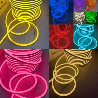 15m Flex Led Neon Lichtschlauch Weihnachten Hochzeit Feier Haus Bar Garten Dekor - Bild 1 von 4