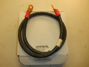 4 Foot 3/0 UWD Flex-A-Prene 6369 Storage Battery Lead Cable Wire 600V w/ Lugs  - Picture 1 of 4