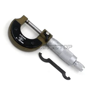 Micrometer 0-25mm Solid Metal Frame Outside METRIC - Picture 1 of 9