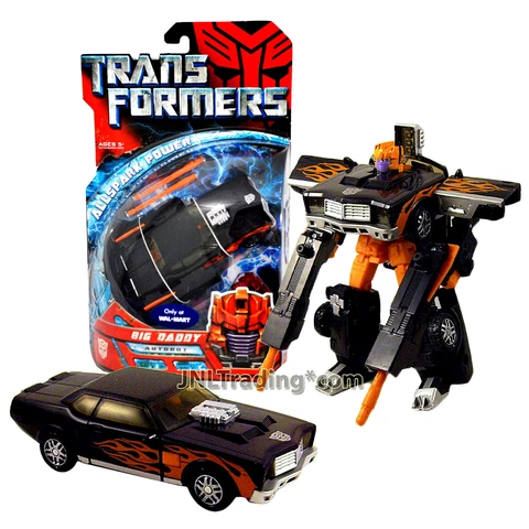Year 2007 Transformers All Spark Power Series Deluxe Class Figure BIG DADDY Cover