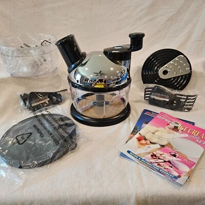 Culinare Rocket Chef Küchenmaschine Zerkleinerer Hobel Reibe Komplettset Xtra Schüssel - Bild 1 von 4