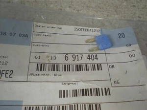 Fusible OEM BMW Mini 1995-12 G650 K1200 61-13-6-917-404 - Imagen 1 de 2