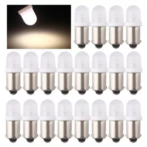 20Pcs 6V 6.3V DC AC Warm White T11 T4W BA9S H6W 1895 LED Pinball Light Bulbs - Picture 1 of 9