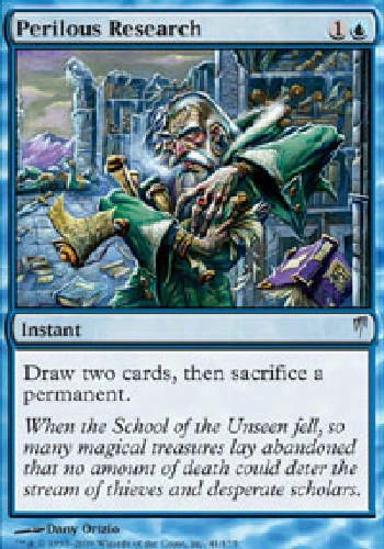 PERILOUS RESEARCH Coldsnap MTG Magic the Gathering Cards DJMagic - Image 1 of 1