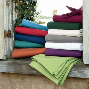 Mejor Ropa de Cama Bolsillo Profundo Algodón Orgánico 1 PIEZA Falda de Cama Reina Olímpica Toda Sólida - Imagen 1 de 20
