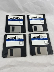 Vintage 4 disc Lot OmniPage LIMITED EDITION C5300-10176 - Picture 1 of 5
