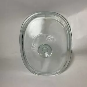 Pyrex Replacement Glass Oval Lid #F-12 C 13 A No Cracks Or Chips 9x7 Inches - Picture 1 of 5