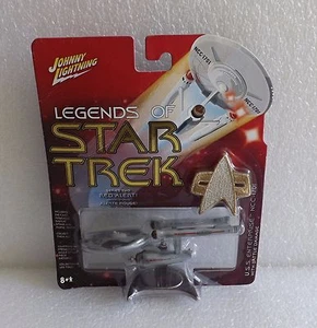 NEU JOHNNY LIGHTNING LEGENDS OF STAR TREK USS ENTERPRISE NCC-1701 KAMPFSCHADEN - Bild 1 von 3