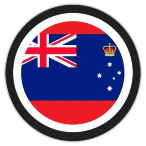 Geschenk Untersetzer: Australien Flagge Unterschätze nie die Macht Australischer Expat - Bild 1 von 10