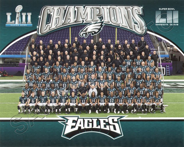 2018 LII Champions Foles Touchdown Philly Special Poster