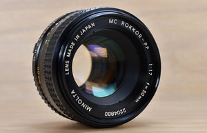*Read* [Sold As-Is] Minolta MC Rokkor-PF 50mm F1.7 MF Standard Lens From JAPAN