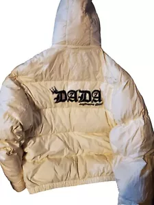 (DAMAGED) Vintage Damani Dada Supreme Goose Feather Puffer Jacket Mens XL - Picture 1 of 14