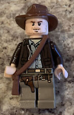 Indiana Jones (Minifig) Minifigure with Hat and Satchel 7620 7621 7622 7623 Rare