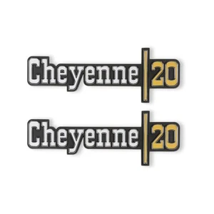 04-538 BROTHERS Trucks C/K Fender Badge Pair - Cheyenne 20 - Picture 1 of 5