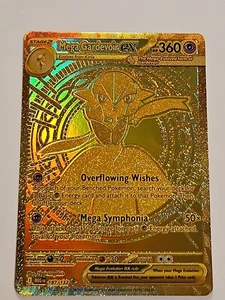 Pokemon Mega Gardevoir ex 187/132 Me01: Mega Evolution Holo Gold casi nuevo paquete fresco - Imagen 1 de 11