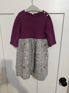 Sailor Rose BAKER ISLAND DRESS - PURPLE / PINK ALICE in WONDERLAND Livery London - Picture 1 of 7