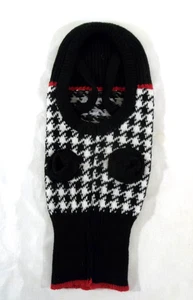 Black/Red/White Pet Sweater Size Small 14" - Picture 1 of 12