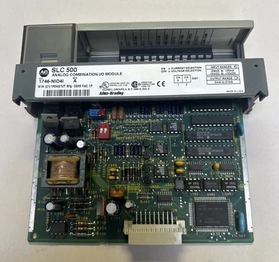 MÓDULO DE E/S COMBINADO ANALÓGICO ALLEN BRADLEY,1746-NIO4I,SLC500 - Imagen 1 de 4