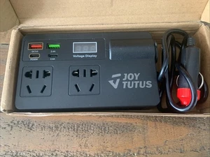 Joytutus 200W Car Power Inverter DC 12V to AC 110V 120V With USB & Type C - Picture 1 of 3