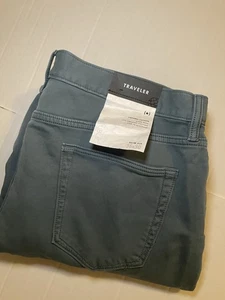 Banana Republic Herren 36x30 Traveler Slim Fit Hose Garment Dyed - Bild 1 von 8