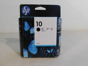 HP C4844A Genuine Ink Cartridge HP 10 Black Ink - Sealed - 5/2018 - Picture 1 of 7