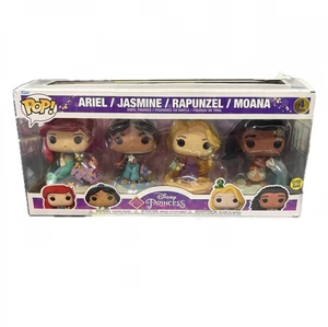 Funko Pop! Confezione 4 Disney Principessa Ariel Gelsomino Raperonzolo Moana Edizione Speciale - Foto 1 di 9