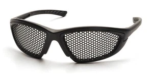 Pyramex SB76WMD Trifecta S/ Glasses, Frame: Black, Lens: Punched Steel (12 Pair) - Picture 1 of 1