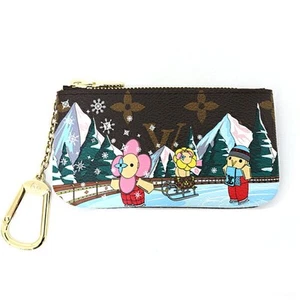 LOUIS VUITTON Coin Case Coin Purse Key Ring Monogram Canvas M82620 Multicolor - Picture 1 of 3