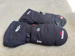 The North Face Himalayan Mitt Gloves Black Size M/M 800 Fill. - Picture 1 of 4
